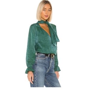 NWT House of Harlow X Revolve Nanette Blouse